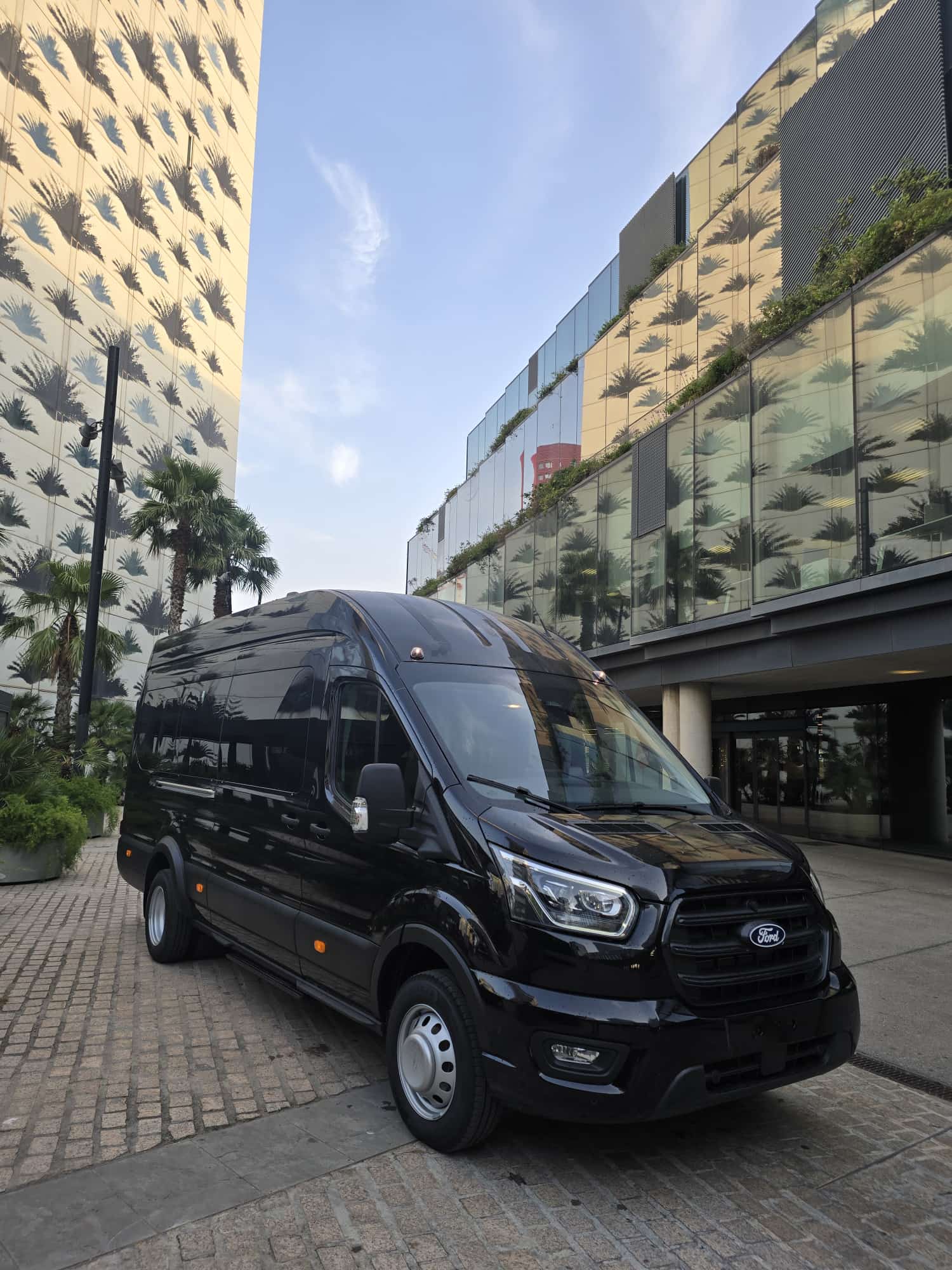 Gamobus private minibus in Mallorca in a corporate setting